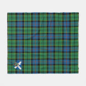 Scotts Forsyth Modern Tartan Pset Fleece Deken (Voorkant (Horizontaal))