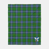 Scotts Forsyth Tartan Pset Fleece Deken (Voorkant)