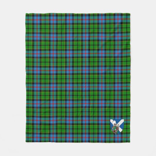 Scotts Forsyth Tartan Pset Fleece Deken (Voorkant)