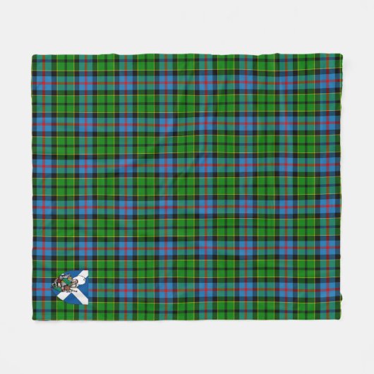 Scotts Forsyth Tartan Pset Fleece Deken (Voorkant (Horizontaal))