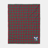 Scotts Fotheringham Schotse Ruitpatroon Fleece Deken (Voorkant)