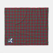 Scotts Fotheringham Schotse Ruitpatroon Fleece Deken (Voorkant (Horizontaal))