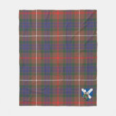 Scotts Fraser Hunting Modern Tartan Pset Fleece Deken (Voorkant)