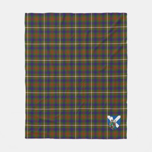 Scotts Fraser Hunting Tartan Plaid Fleece Deken (Voorkant)