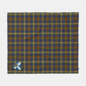 Scotts Fraser Hunting Tartan Plaid Fleece Deken (Voorkant (Horizontaal))