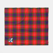 Scotts Fraser Modern Tartan Plaid Fleece Deken (Voorkant (Horizontaal))