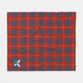 Scotts Fraser Tartan Pset Fleece Deken (Voorkant (Horizontaal))