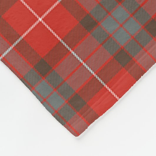 Scotts Fraser Weathered Tartan Pset Fleece Deken (Hoek)