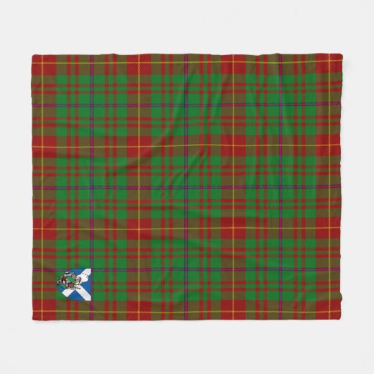 Scotts Fulton Tartan Pset Fleece Deken (Voorkant (Horizontaal))