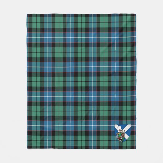 Scotts Galbraith Ancient Tartan Pset Fleece Deken (Voorkant)