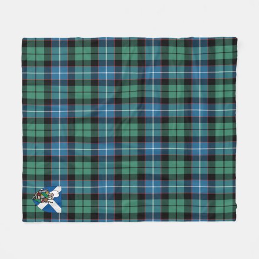 Scotts Galbraith Ancient Tartan Pset Fleece Deken (Voorkant (Horizontaal))