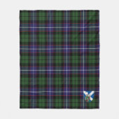 Scotts Galbraith Modern Tartan Pset Fleece Deken (Voorkant)