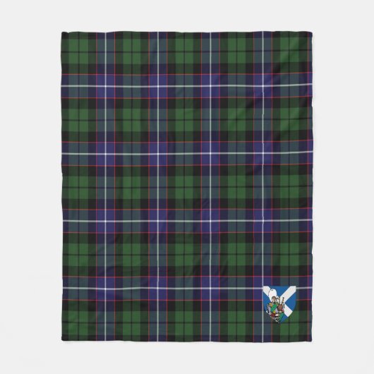 Scotts Galbraith Modern Tartan Pset Fleece Deken (Voorkant)