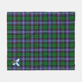 Scotts Galbraith Tartan Pset Fleece Deken (Voorkant (Horizontaal))