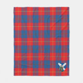 Scotts Galloway Schotse Ruit Plaid Fleece Deken (Voorkant)