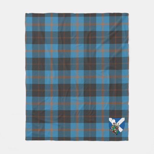 Scotts Garden Tartan Pset Fleece Deken (Voorkant)