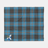 Scotts Garden Tartan Pset Fleece Deken (Voorkant (Horizontaal))