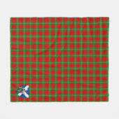 Scotts Gartshore Tartan Pset Fleece Deken (Voorkant (Horizontaal))