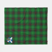 Scotts Ged Tartan Pset Fleece Deken (Voorkant (Horizontaal))