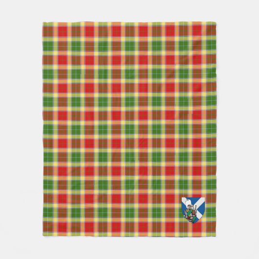Scotts Gibson Tartan Pset Fleece Deken (Voorkant)