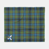 Scotts Gillies Ancient Tartan Pset Fleece Deken (Voorkant (Horizontaal))