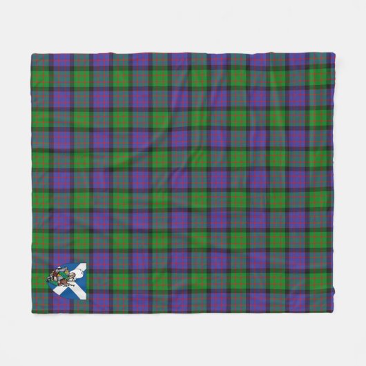 Scotts Gillon Tartan Pset Fleece Deken (Voorkant (Horizontaal))