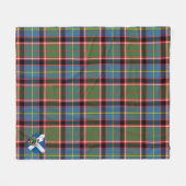 Scotts Glass Tartan Pset Fleece Deken (Voorkant (Horizontaal))