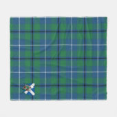 Scotts Glen Ancient Tartan Pset Fleece Deken (Voorkant (Horizontaal))