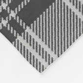 Scotts Glen Gray Tartan Pset Fleece Deken (Hoek)