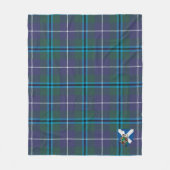 Scotts Glen Modern Tartan Pset Fleece Deken (Voorkant)