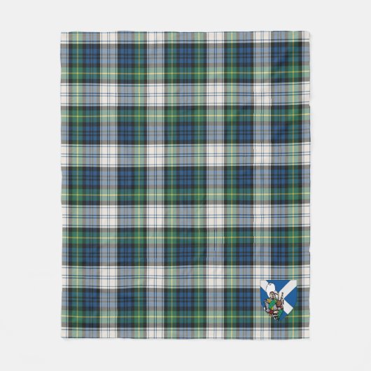 Scotts Gordon Dress Ancient Tartan Pset Fleece Deken (Voorkant)