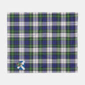 Scotts Gordon Dress Modern Tartan Pset Fleece Deken (Voorkant (Horizontaal))