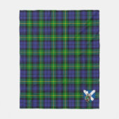 Scotts Gordon Modern Tartan Plaid Fleece Deken (Voorkant)