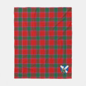 Scotts Gordon of Abergeldie Tartan Pset Fleece Deken (Voorkant)
