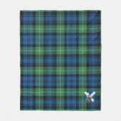 Scotts Gordon Old Ancient Tartan Pset Fleece Deken (Voorkant)