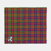Scotts Gow Tartan Pset Fleece Deken (Voorkant (Horizontaal))