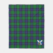 Scotts Graham of Menteith Tartan Pset Fleece Deken (Voorkant)