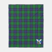 Scotts Graham of Menteith Tartan Pset Fleece Deken (Voorkant)