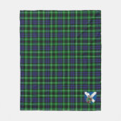 Scotts Graham of Montrose Tartan Pset Fleece Deken (Voorkant)