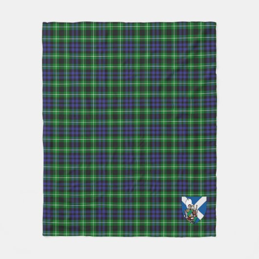 Scotts Graham of Montrose Tartan Pset Fleece Deken (Voorkant)