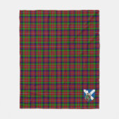 Scotts Graham Red Tartan Pset Fleece Deken (Voorkant)