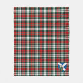 Scotts Graham Schotse Ruit Plaid Fleece Deken (Voorkant)