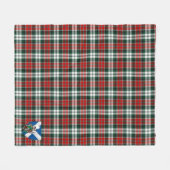 Scotts Graham Schotse Ruit Plaid Fleece Deken (Voorkant (Horizontaal))