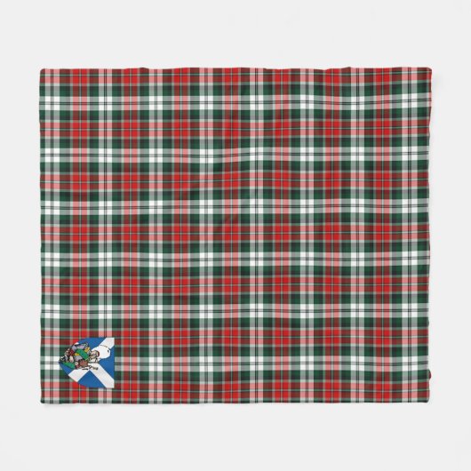 Scotts Graham Tartan Pset Fleece Deken (Voorkant (Horizontaal))