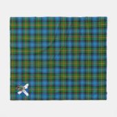 Scotts Grant Hunting Tartan Pset Fleece Deken (Voorkant (Horizontaal))