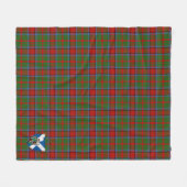 Scotts Grant Monymusk Tartan Pset Fleece Deken (Voorkant (Horizontaal))