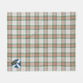 Scotts Grant of Auchnauwe Tartan Pset Fleece Deken (Voorkant (Horizontaal))