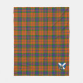 Scotts Grant van Edinchat Tartan Plaid Fleece Deken (Voorkant)