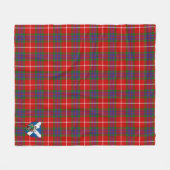 Scotts Grant van Lurg Tartan Plaid Fleece Deken (Voorkant (Horizontaal))