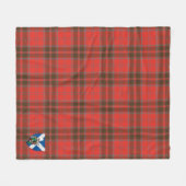 Scotts Grant Weathered Tartan Pset Fleece Deken (Voorkant (Horizontaal))